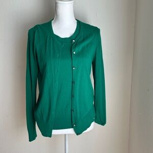 Ann Taylor Shell and Cardigan set.